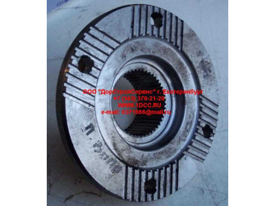 Фланец проходного вала D-165, 4 отв., с насечками, низкий, мелкий шлиц H HOWO (ХОВО) RHAZ9114320205 фото 1 Ангарск