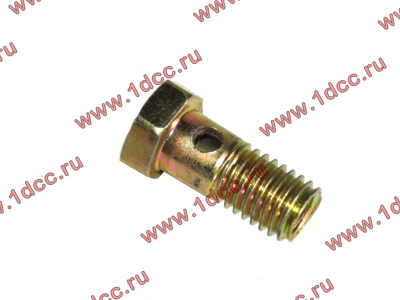 Болт пустотелый М10х1,5 (штуцер топливный) H HOWO (ХОВО)  фото 1 Ангарск